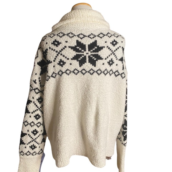 Time & Tru Fuzzy half zip sweater- size xxl - Picture 2 of 8